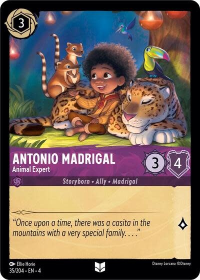 Antonio Madrigal - Animal Expert - 35/204 (Normal, Uncommon)