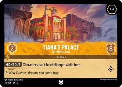 Tiana's Palace - Jazz Restaurant - 34/204 (Cold Foil, Uncommon)