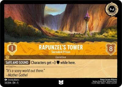 Rapunzel's Tower - Secluded Prison - 33/204 (Normal, Uncommon)