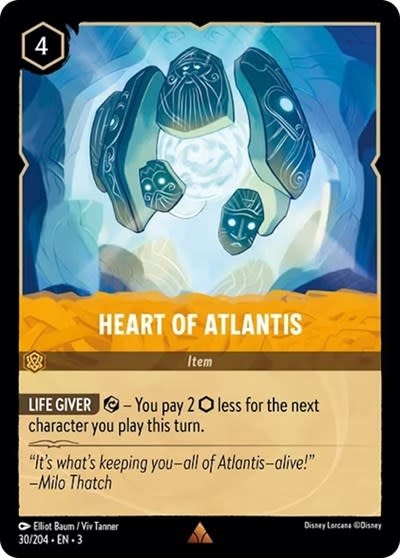 Heart of Atlantis - 30/204 (Normal, Rare)