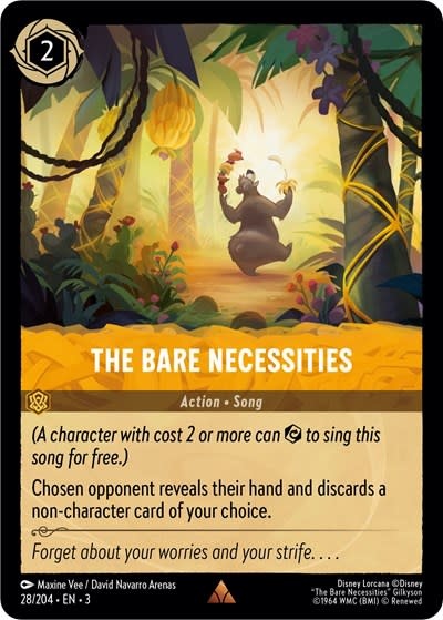 The Bare Necessities - 28/204 (Normal, Rare)