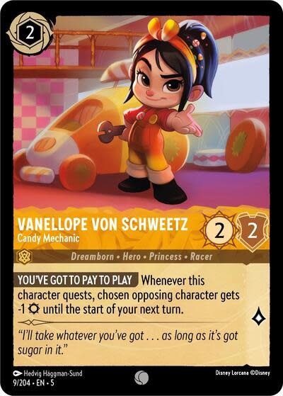 Vanellope von Schweetz - Candy Mechanic - 9/204 (Normal, Common)