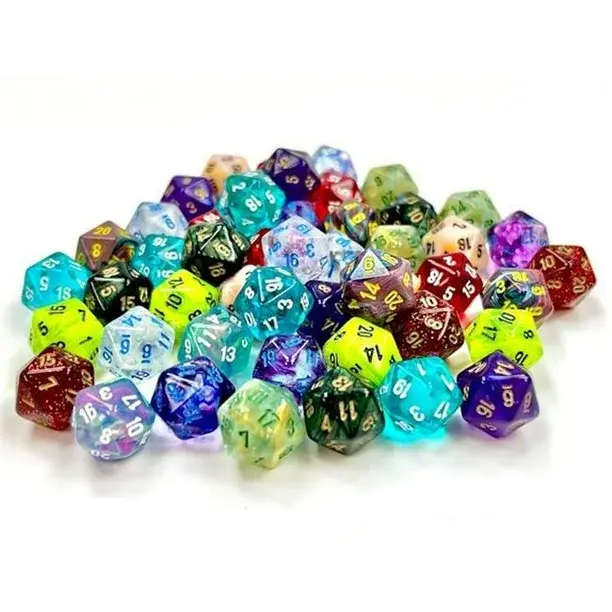 Chessex Mini Polyhedral Assorted D20
