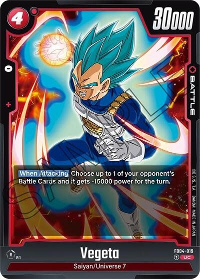 Vegeta - FB04-019 (Normal, Uncommon)