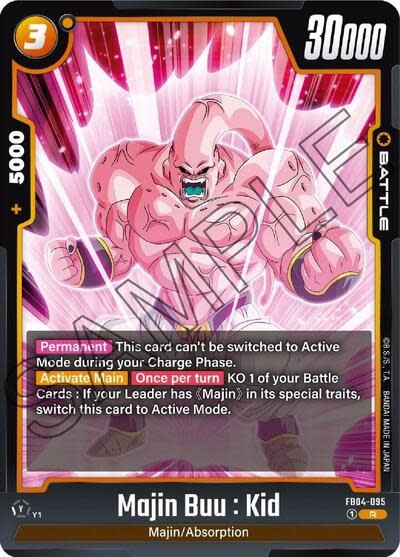 Majin Buu : Kid - FB04-095 (Holofoil, Rare)
