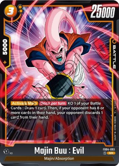 Majin Buu : Evil - FB04-093 (Holofoil, Super Rare)