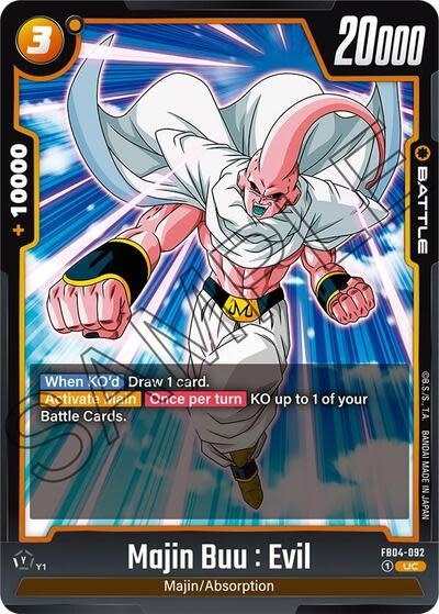 Majin Buu : Evil - FB04-092 (Normal, Uncommon)