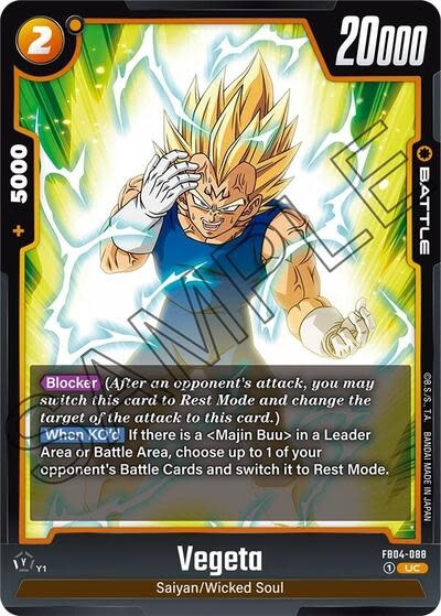 Vegeta - FB04-088 (Normal, Uncommon)