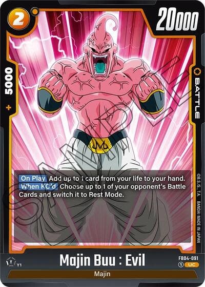 Majin Buu : Evil - FB04-091 (Normal, Uncommon)