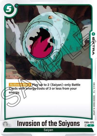 Invasion of the Saiyans - FB04-075 (Normal, Common)