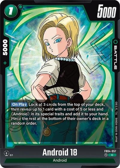 Android 18 - FB04-057 (Normal, Common)