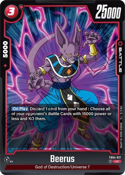 Beerus - FB04-017 (Normal, Uncommon)