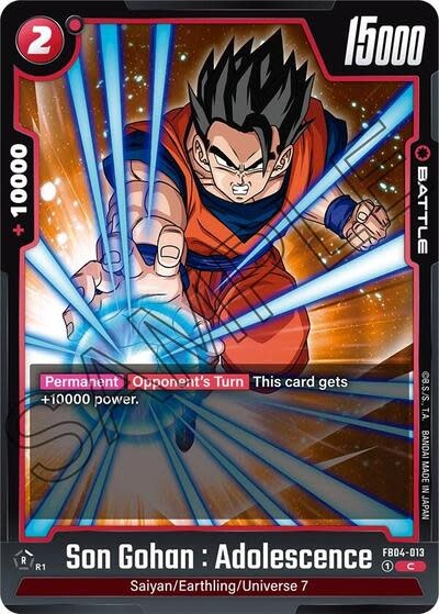Son Gohan : Adolescence - FB04-013 (Normal, Common)