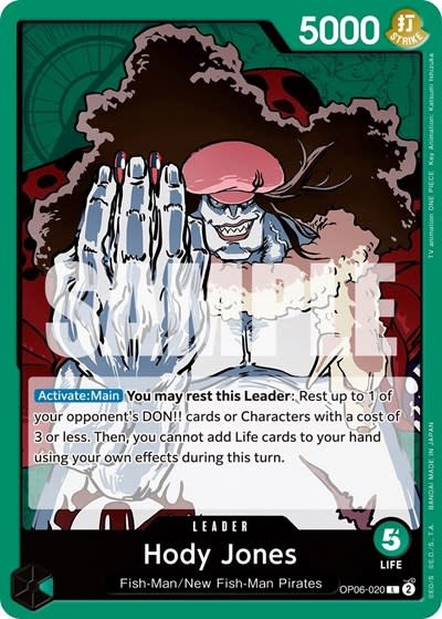 Hody Jones (020) - OP06-020 (Normal, L)