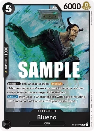 Blueno - OP03-090 (Foil, R)