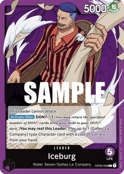 Iceburg - OP03-058 (Normal, L)
