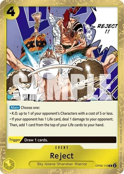 Reject - OP06-116 (Foil, R)