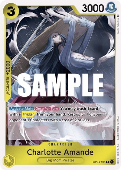 Charlotte Amande - OP04-105 (Foil, R)
