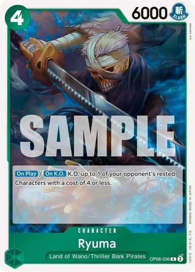 Ryuma - OP06-036 (Foil, R)