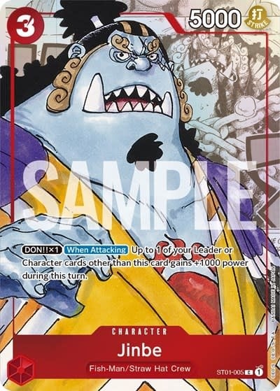 Jinbe - ST01-005 (Alternate Art) (Foil, PR)