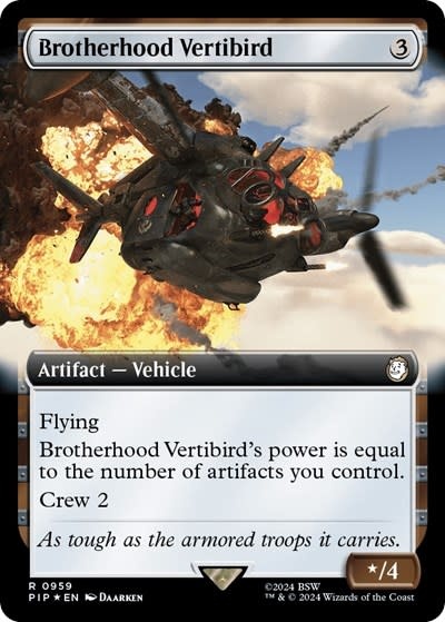 Brotherhood Vertibird (Extended Art) (Surge Foil) - 959 (Foil, R) (LP)