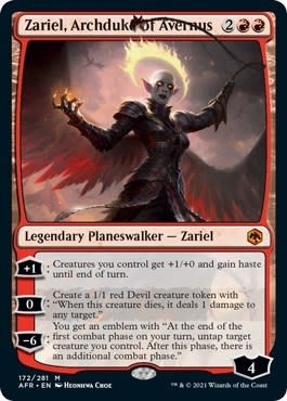 Zariel, Archduke of Avernus - 172 (Normal, M)