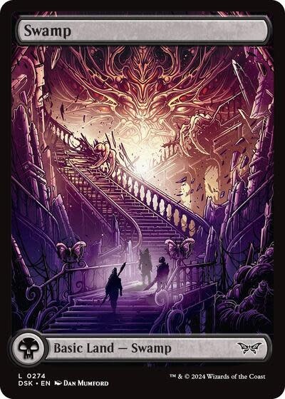 Swamp (274) - Full Art (Foil, L) (DSK)