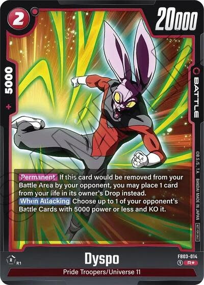 Dyspo (Tournament Pack 03) (Promo) - FB03-014 (Holofoil, Rare)