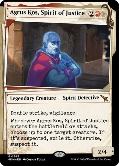 Agrus Kos, Spirit of Justice (Showcase) (Invisible Ink) - 383 (Foil, M)