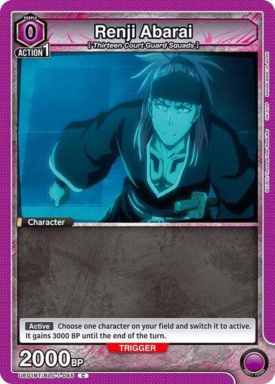 Renji Abarai (045) - UE01BT/BLC-1-045 (Normal, Common)