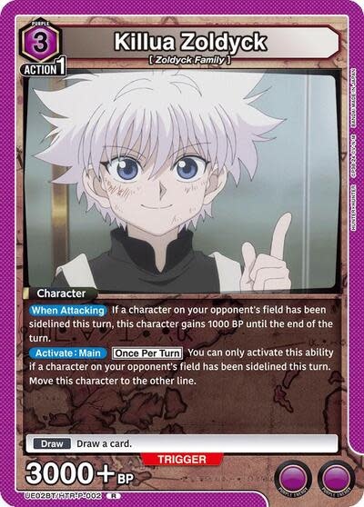Killua Zoldyck (002) - UE02BT/HTR-P-002 (Foil, Rare)