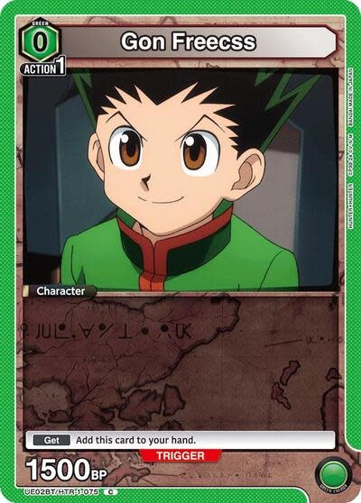 Gon Freecss (075) - UE02BT/HTR-1-075 (Normal, Common)