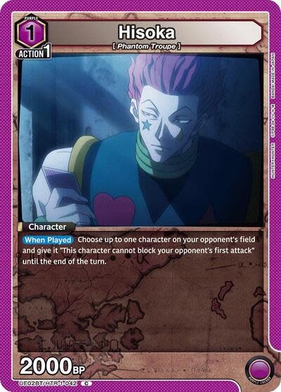 Hisoka (042) - UE02BT/HTR-1-042 (Normal, Common)