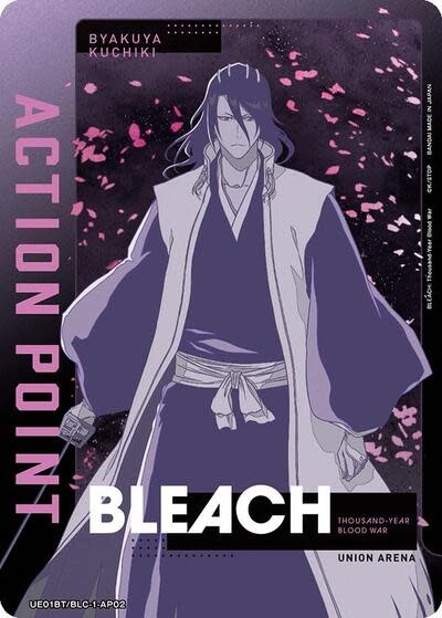Action Point Card (AP02) (Byakuya Kuchiki) - UE01BT/BLC-1-AP02 (Normal, Action Point)