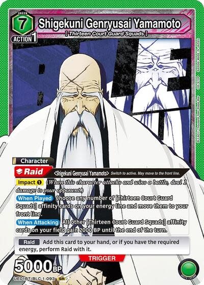 Shigekuni Genryusai Yamamoto (093) - UE01BT/BLC-1-093 (Foil, Super Rare)