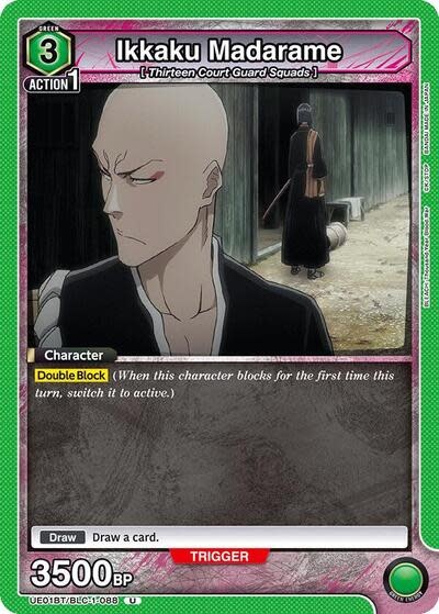 Ikkaku Madarame - UE01BT/BLC-1-088 (Normal, Uncommon)