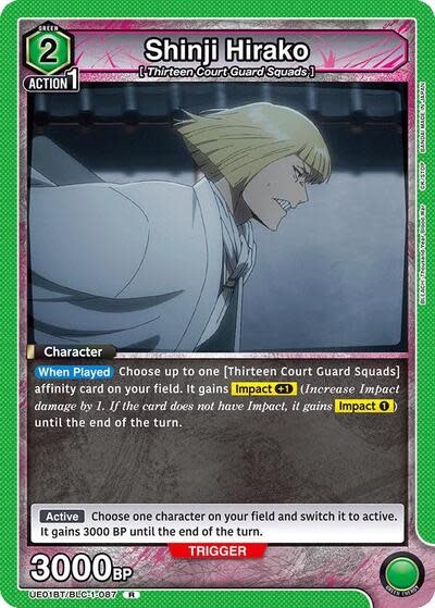 Shinji Hirako (087) - UE01BT/BLC-1-087 (Foil, Rare)
