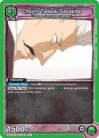 Chojiro Tadaoki Sasakibe - UE01BT/BLC-1-079 (Normal, Uncommon)