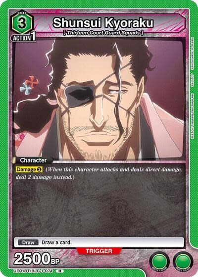 Shunsui Kyoraku (074) - UE01BT/BLC-1-074 (Foil, Rare)