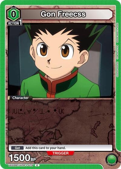 Gon Freecss (075) (Box Topper Foil) - UE02BT/HTR-1-075 (Foil, Common)