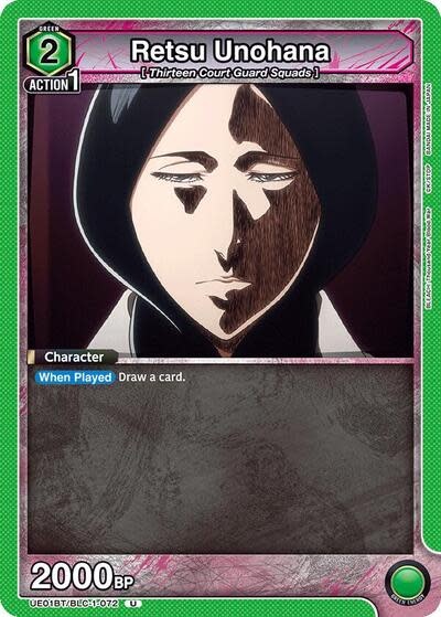 Retsu Unohana (072) - UE01BT/BLC-1-072 (Normal, Uncommon)