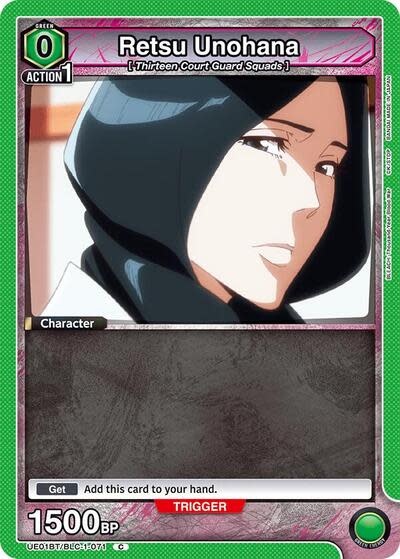 Retsu Unohana (071) (Box Topper Foil) - UE01BT/BLC-1-071 (Foil, Common)