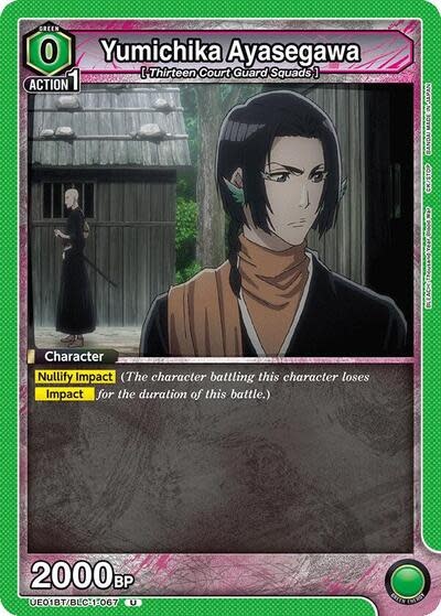 Yumichika Ayasegawa - UE01BT/BLC-1-067 (Normal, Uncommon)