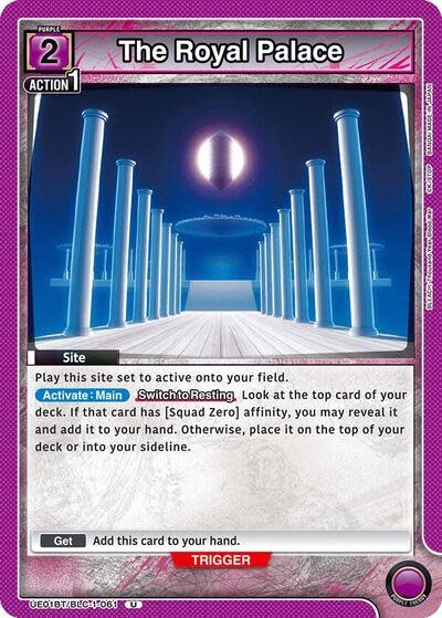The Royal Palace - UE01BT/BLC-1-061 (Normal, Uncommon)