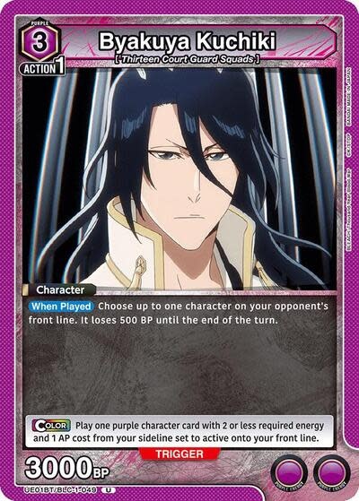 Byakuya Kuchiki (049) - UE01BT/BLC-1-049 (Normal, Uncommon)
