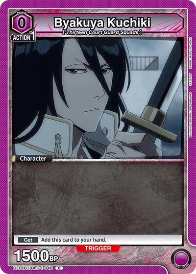 Byakuya Kuchiki (048) (Box Topper Foil) - UE01BT/BLC-1-048 (Foil, Common)