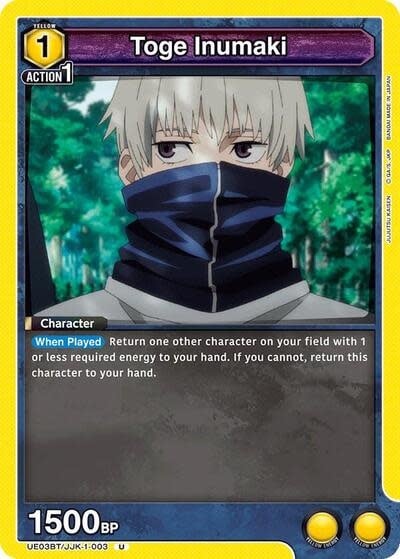 Toge Inumaki (003) - UE03BT/JJK-1-003 (Normal, Uncommon)
