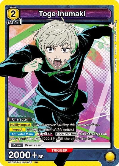 Toge Inumaki (005) - UE03BT/JJK-1-005 (Foil, Super Rare)
