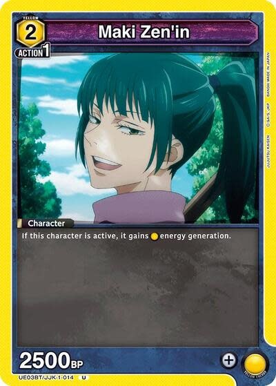 Maki Zen'in (014) - UE03BT/JJK-1-014 (Normal, Uncommon)