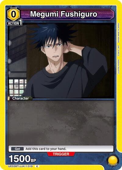 Megumi Fushiguro (019) - UE03BT/JJK-1-019 (Normal, Common)